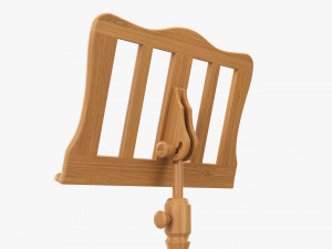 Music Sheet Stand 01 Modelo 3D