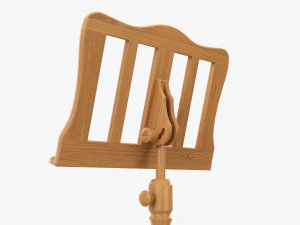 Atril para partituras 01 Modelo 3D