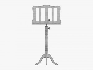 Music Sheet Stand 01 Modelo 3D