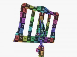 Music Sheet Stand 01 Modelo 3D