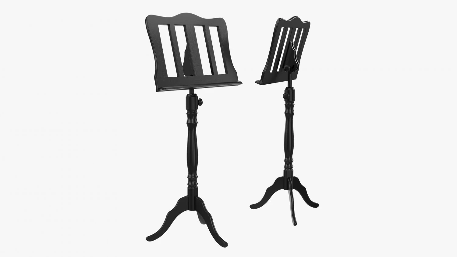 Music Sheet Stand 02 3D Model .c4d .max .obj .3ds .fbx .stl .blend 