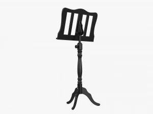 Music Sheet Stand 02 3D Model