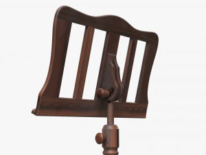 Suporte para partituras 03 Modelo 3D