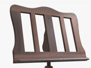 Suporte para partituras 03 Modelo 3D