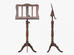 Suporte para partituras 03 Modelo 3D