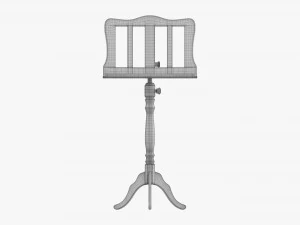 Suporte para partituras 03 Modelo 3D
