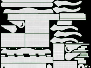 Suporte para partituras 03 Modelo 3D