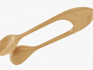 Colheres de m&uacute;sica Modelo 3D