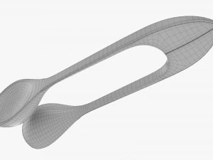 Colheres de m&uacute;sica Modelo 3D