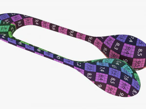 Colheres de m&uacute;sica Modelo 3D