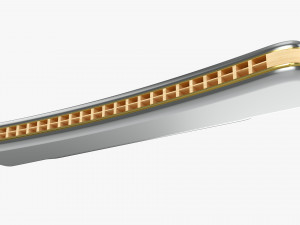 Octave Harmonica 3D Модель