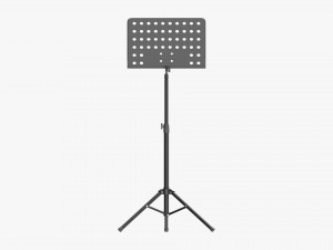 Orchestra Music Sheet Stand 3D Model