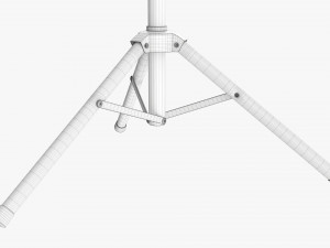 Orchestra Music Sheet Stand 3D Model