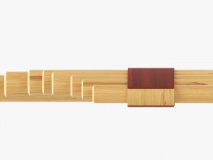 Pan Flute 8-Pipe 3Dモデル