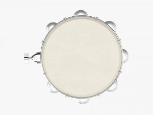 Pandeiro Samba Instrument 3D Model
