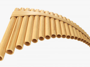 Panpipes Alto Modelo 3D