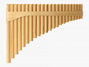 Panpipes Alto Modelo 3D