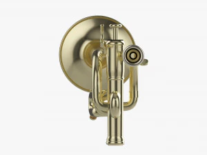 Piccolo Trumpet 3D Model