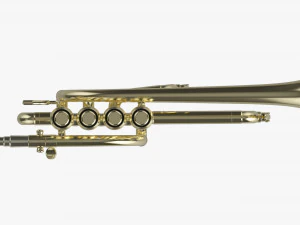 Piccolo Trumpet 3D Model