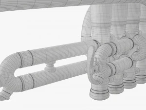Piccolo Trumpet 3D Model
