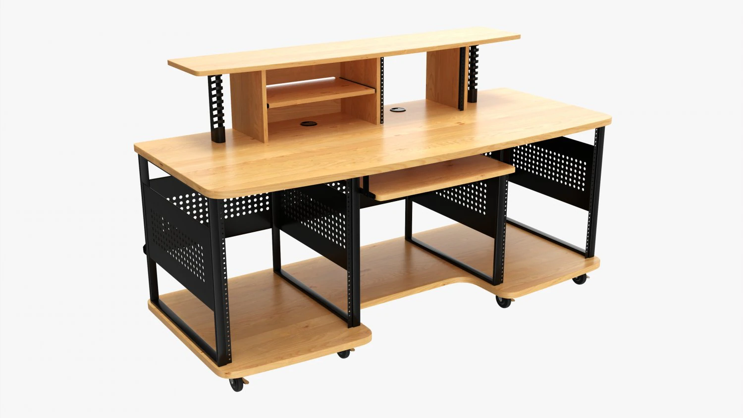 Professional Recording Workstation 3D Model .c4d .max .obj .3ds .fbx .stl .blend 