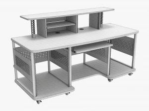 Professional Recording Workstation 3D Model