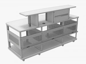 Professional Recording Workstation 3D Model