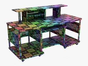 Professional Recording Workstation 3D Model