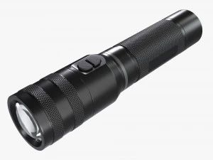 Rechargeable Led Flashlight 01 3D Model