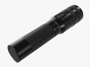 Rechargeable Led Flashlight 01 3D Модель