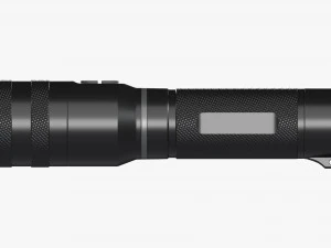 Rechargeable Led Flashlight 01 3D Model
