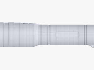 Rechargeable Led Flashlight 01 3D Модель