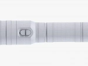 Rechargeable Led Flashlight 01 3D Model