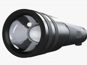 Şarjlı Led El Feneri 02 3D Model