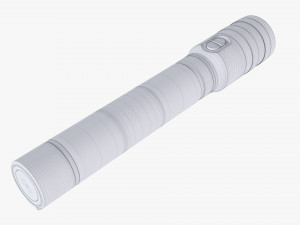 Rechargeable Led Flashlight 02 3D Модель