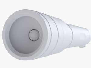 Rechargeable Led Flashlight 02 3D Модель