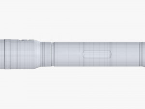 Rechargeable Led Flashlight 02 3D Модель
