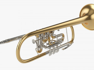 Rotary Valve Trumpet 3D Model