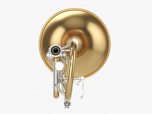 Rotary Valve Trumpet 3D Model