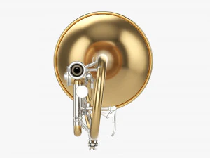 Rotary Valve Trumpet 3D Model