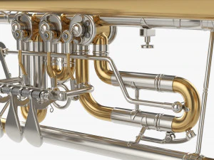 Rotary Valve Trumpet 3D Model