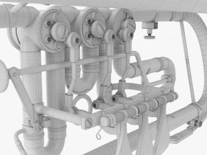 Rotary Valve Trumpet 3D Model