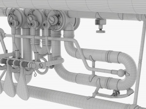 Rotary Valve Trumpet 3D Model