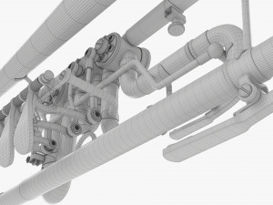 Rotary Valve Trumpet 3D Model