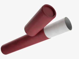 Scroll Holder Tube 3D Model
