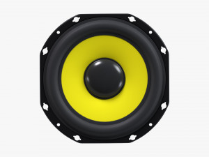 Studio Monitor 8-Inch Woofer 3D 모델