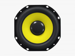 Studio Monitor 8-Inch Woofer 3D Model