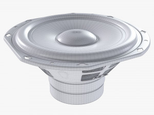 Studio Monitor 8-Inch Woofer 3D 모델