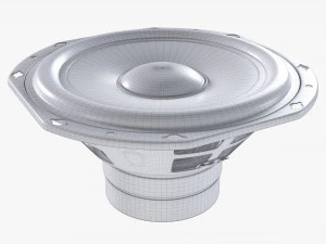 Studio Monitor 8-Inch Woofer 3D Model