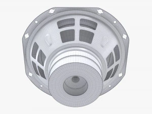 Studio Monitor 8-Inch Woofer 3D Model